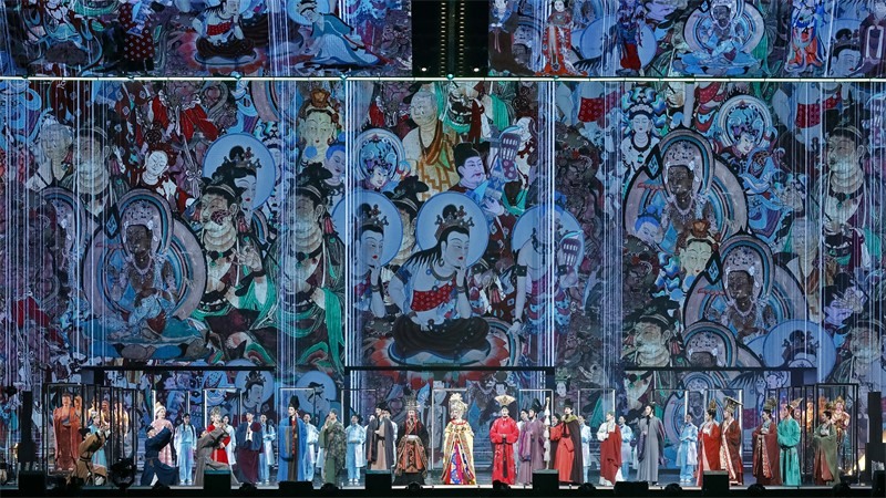 《受到召喚·敦煌》劇照。國話供圖