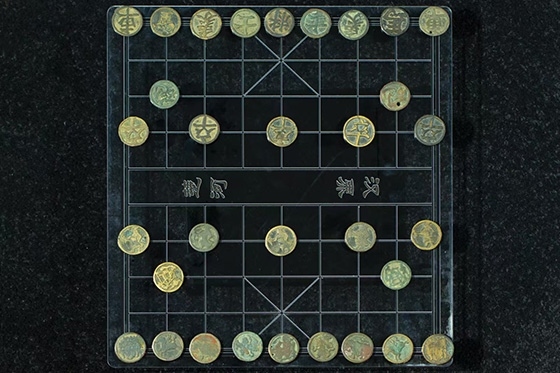 宋代中國銅象棋子。主辦方供圖