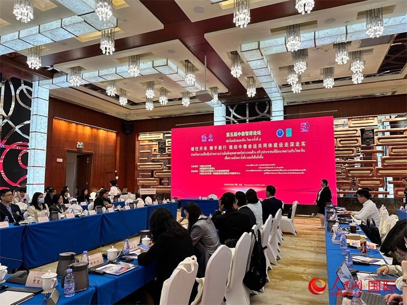 第五屆中泰智庫論壇現(xiàn)場。人民網(wǎng) 孫書宇攝